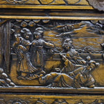 Stately Chinese Hand Carved Camphor Wood Storage Trunk