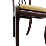 Vintage 20th Century Mahogany Harp Back Dining Chair