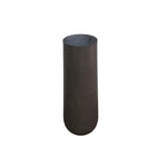 Grand Hammered Bronze Aluminium Tapered Floor Vase