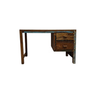 Reclaimed Wood Desk with Two Drawers