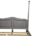 Marina Home Provincial Grey Four-Poster Canopy Bed