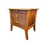 Mid-Century Modern Teak Three-Drawer Nightstand