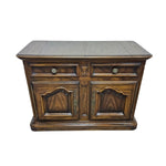 Century Furniture Antique Style Solid Wood Two Drawer Buffet Credenza