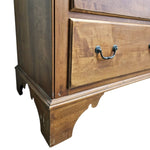 Ethan Allen Classic Country Solid Wood Star-Carved Dresser