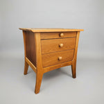 Mid-Century Modern Teak Three-Drawer Nightstand
