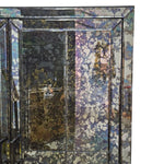 THE One Retro Glam Distressed Mirrored Glass Drinks Cabinet