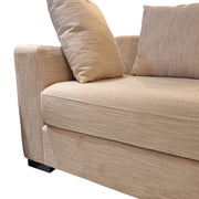 Classic Three-Seater Sofa in Textured Fabric