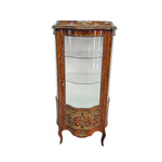 Imperial Napoleon III Style Glass Vitrine with Boulle Marquetry