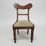 Antique 1830s Victorian Balloon Back Dining Chair