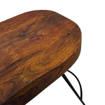 Industrial Solid Wood Tractor Seat Bar Stool