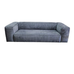 Chattels & More Contemporary Textured Fabric Plush Love 4 Seater Sofa
