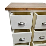 Marina Homes Rustic 12-Drawer Apothecary Storage Slim Tallboy