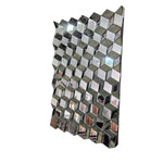 Ziggy Geometric Bevelled Mosaic Glass Wall Mirror