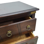 Vintage-Inspired Campaign Style Solid Wood Nightstand