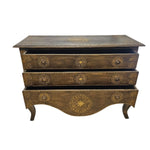 THE One Indian Baroque Brass Work Chest of Drawers Dresser