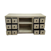 Rustic Distressed Wooden TV Console