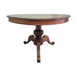 Victorian Style Solid Mahogany Round Pedestal Dining Table
