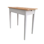 Two-Tone Minimalist Work Desk with Storage Drawer