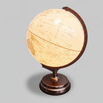 Illuminated Vintage Style Cream Desktop Globe Accent Lamp