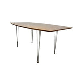 Sculptural Mid-Century Rosewood Shaker Dining Table