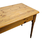 Rustic Natural Wood Writing Desk