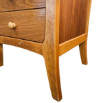 Mid-Century Modern Teak Three-Drawer Nightstand