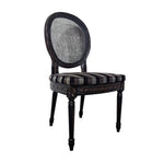THE One Vintage Style Charm Cane Back Dining Chair