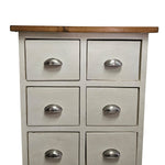 Marina Homes Rustic 12-Drawer Apothecary Storage Slim Tallboy