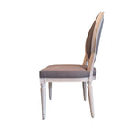 Round-backed Upholstered Dining Chairs