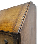 Vintage Charm Oak Bureau Slant-Front Writing Desk