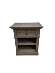 Pottery Barn Inspired Rustic Solid Wood Nightstand
