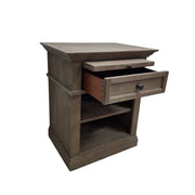 Pottery Barn Inspired Rustic Solid Wood Nightstand