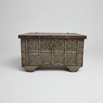 Antique Rajasthani Carved Wood Indian Dowry Chest