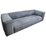 Chattels & More Contemporary Textured Fabric Plush Love 4 Seater Sofa