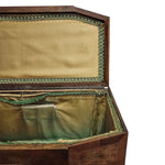 19th Century Marquetry Octagonal Cellarette on Stand