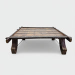 Hand-Carved Antique Style Low Profile Coffee Table