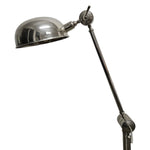 Industrial Chrome Adjustable Task Floor Lamp