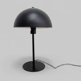 Scandinavian Matte Black Dome Desk Lamp