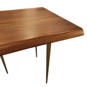Sleek High Dining Table with Tapered Legs