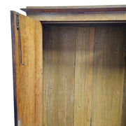 Antique Walnut & Veneer Two-Door Cabinet