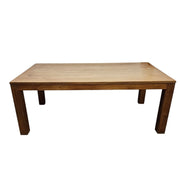 The Tuli Table: Handcrafted Solid Natural Teak Dining Centerpiece