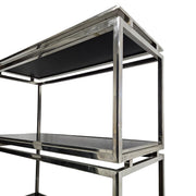 Design Atelier Architectural Silver Chrome Six-Tier Étagère Bookshelf