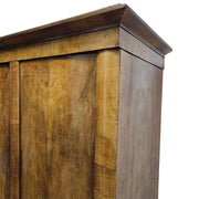 Antique Walnut & Veneer Two-Door Cabinet