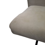 Modern Dining Chair with Black Metal Legs