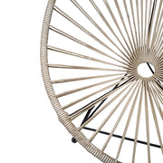 Modern Acapulco Style Woven Lounge Chair