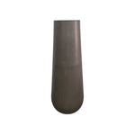 Grand Hammered Bronze Aluminium Tapered Floor Vase