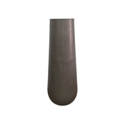 Grand Hammered Bronze Aluminium Tapered Floor Vase