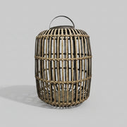 Eternelle Rustic Woven Wood Effect Solar Outdoor Lantern