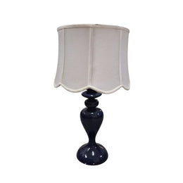 Antique Style Navy Blue Ceramic Table Lamp