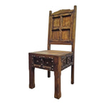 Heritage Style Solid Wood Carved Medieval Accent Chair